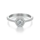 Pierścionek białe złoto z diamentami AJPZ_076